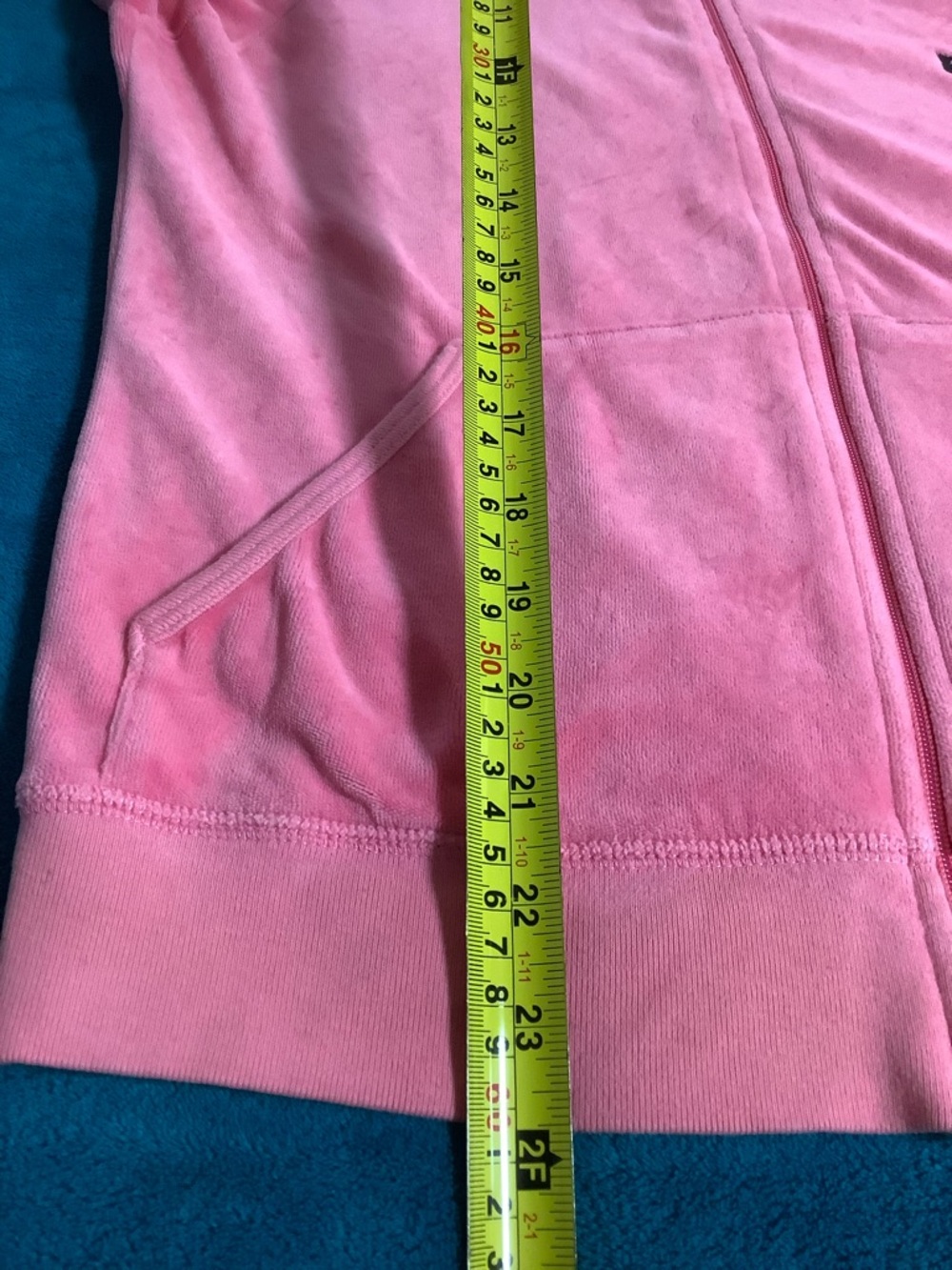 Juicy Couture 90s Velour Zip Hoodie Pants 38 x 32 - Picture 4 of 14